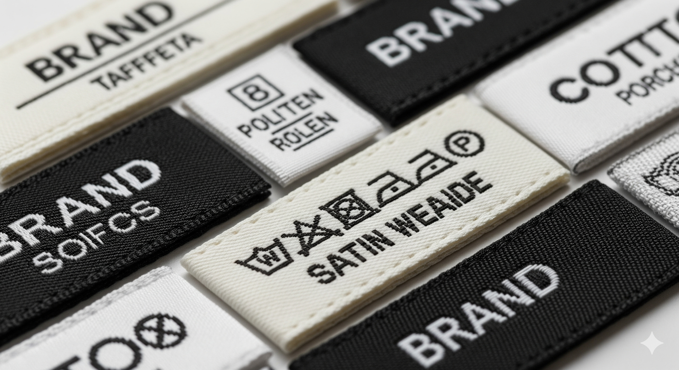 HD Woven Labels Manufacturing - Needle Loom Technology Premium Textile Labels Bangladesh